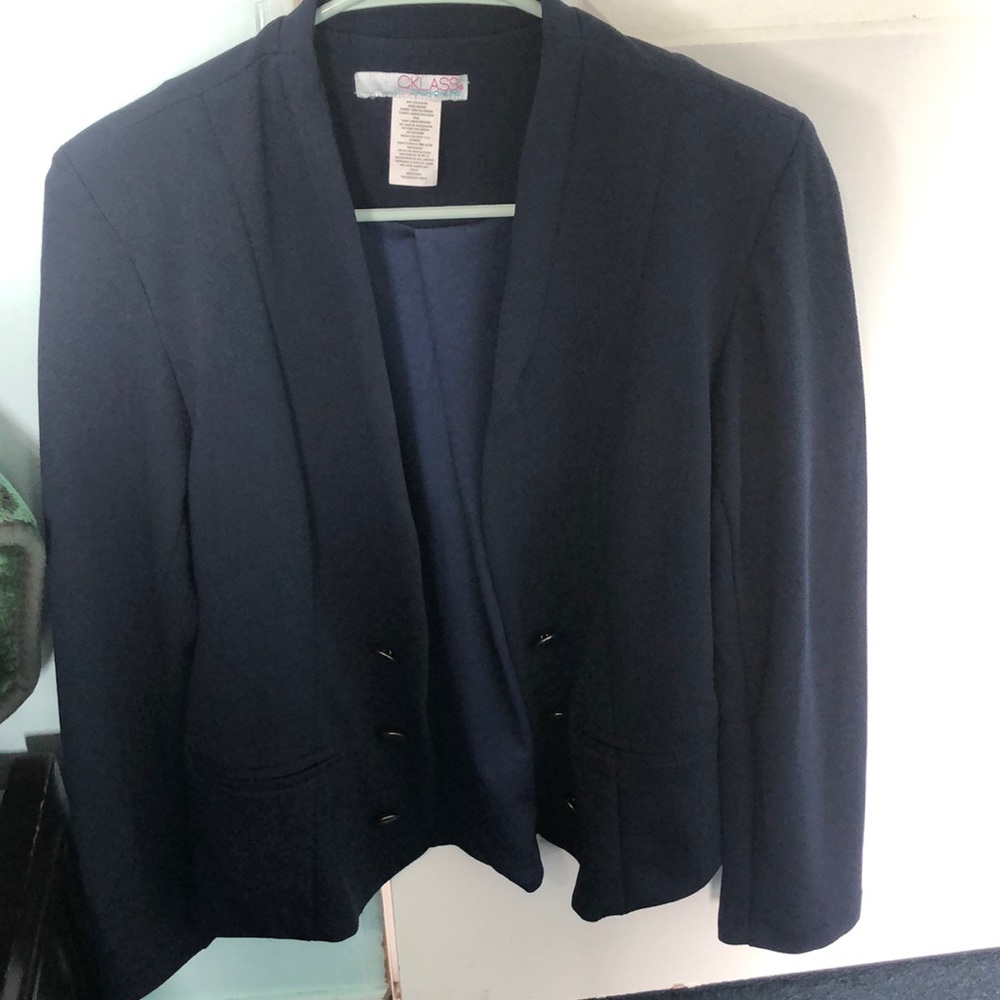 Navy blue blazer